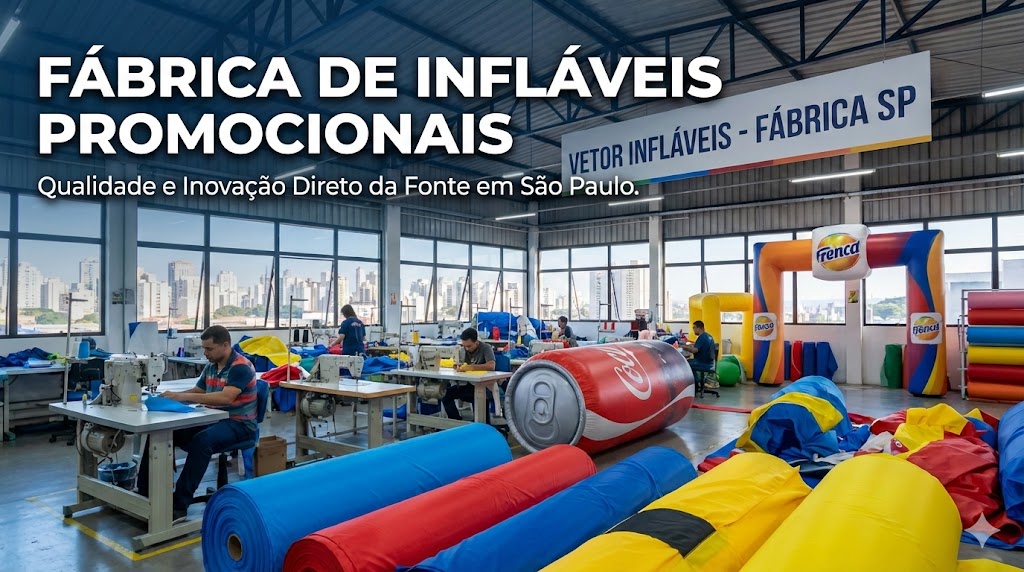 fabrica de inflaveis promocionais em SP